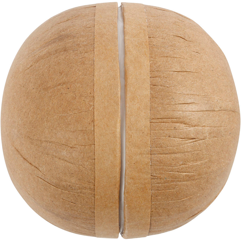 Zweiteilige Pappkugel, D 8 cm, 4 Stk/ 1 Pck [HOB-54176]