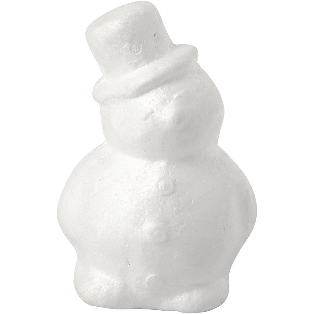Schneemann, H 17 cm, Weiß, 1 Stk [HOB-54338]
