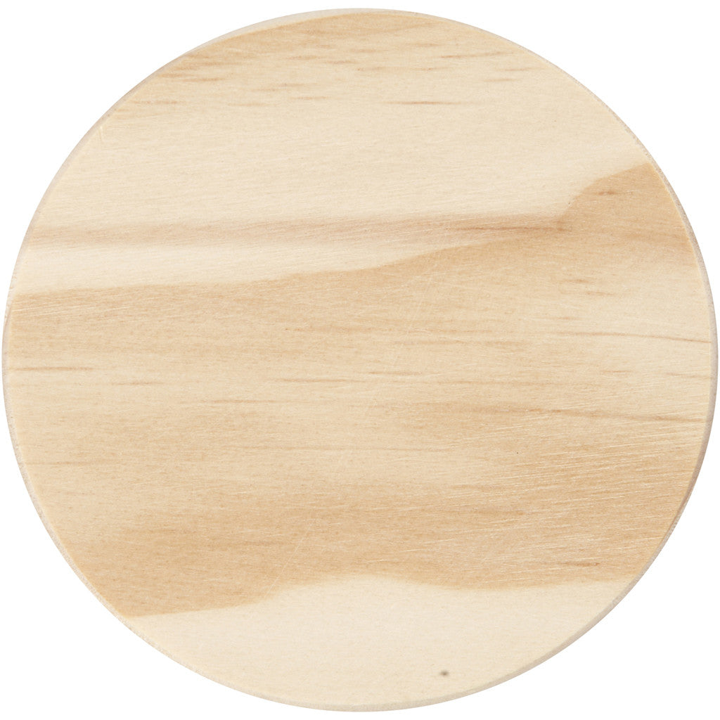 Garderobe, Runde Platte, T 4,5 cm, D 11 cm, 1 Stk [HOB-54406]