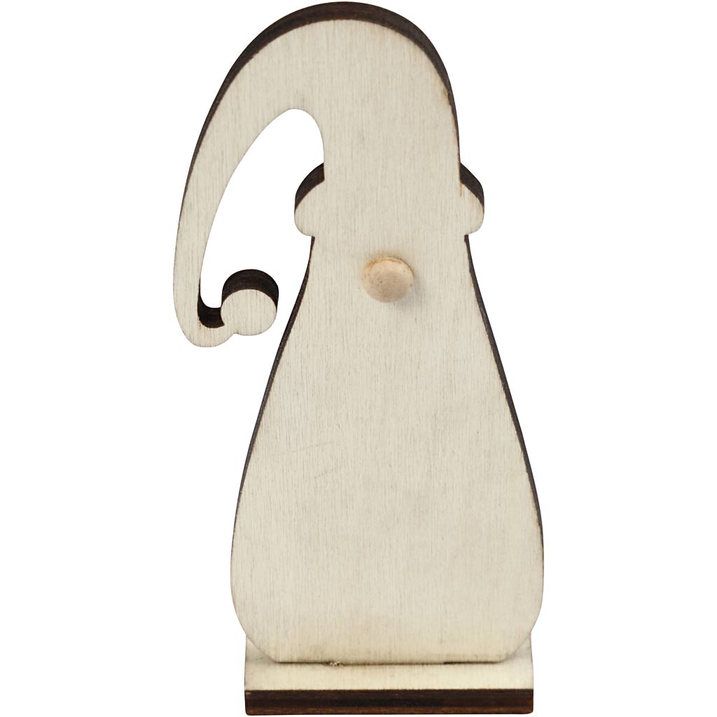 Weihnachtswichtel, H 10 cm, T 1,5 cm, B 4,5 cm, Dicke 3 mm, 3 Stk/ 1 Pck [HOB-54467]