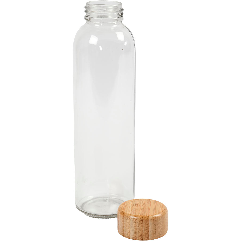 Wasserflasche, H 22 cm, D 6,7 cm, 500 ml, 1 Stk [HOB-558770]