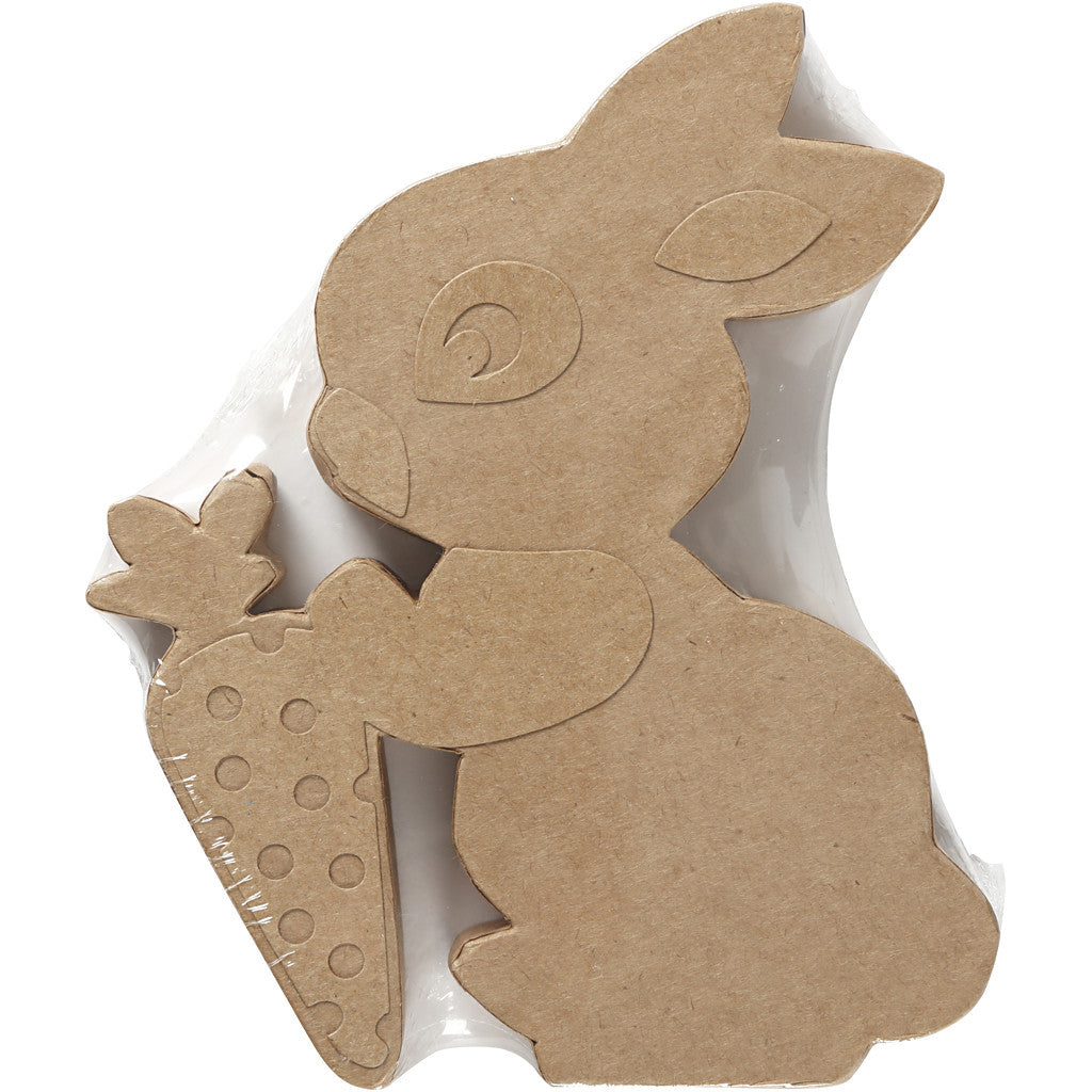 Kaninchen, H 18 cm, T 2,5 cm, 1 Stk [HOB-56180]