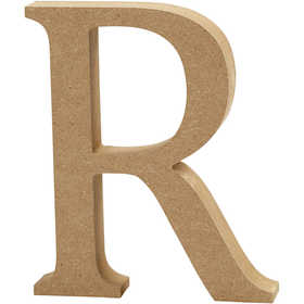Buchstabe, R, H 13 cm, Dicke 2 cm, 1 Stk [HOB-56327]