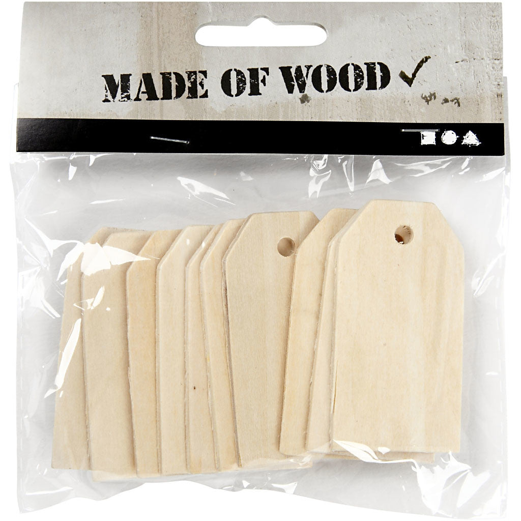 Geschenkanhänger, Größe 30x60 mm, 10 Stk/ 1 Pck [HOB-564841]