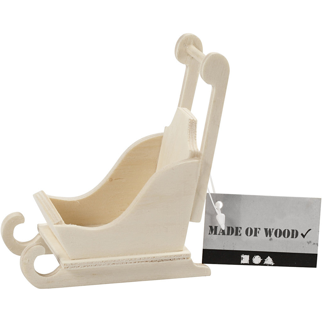 Schlitten, Größe 8x5x9 cm, 1 Stk [HOB-56514]
