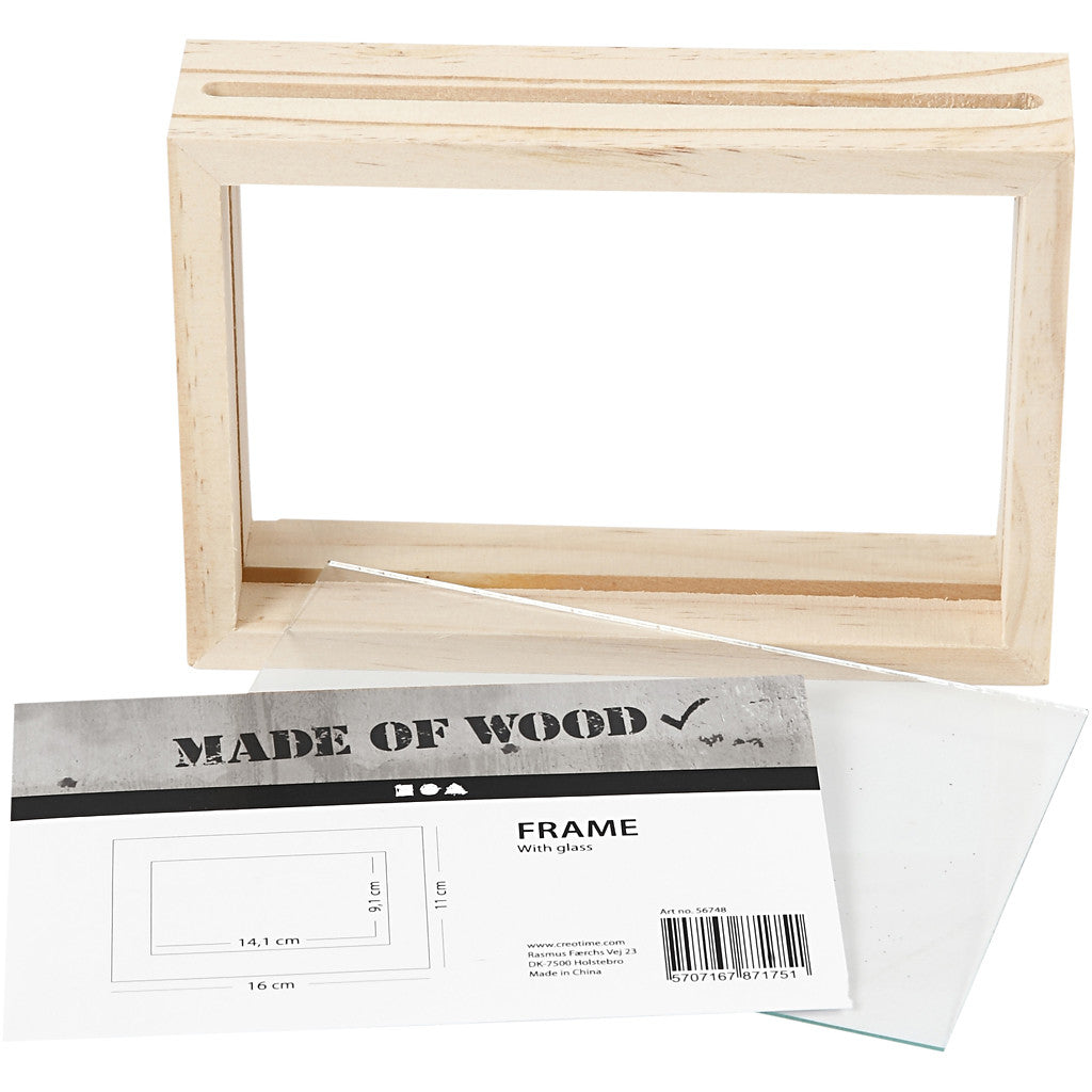 Doppelrahmen, T 4 cm, Größe 16x11 cm, 1 Stk [HOB-56748]