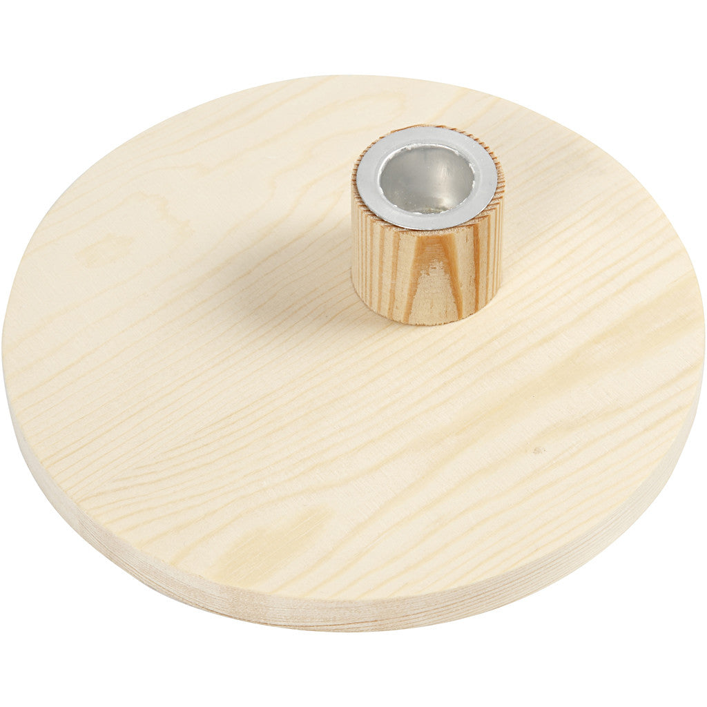 Kerzenhalter, H 4 cm, D 16 cm, 1 Stk [HOB-56916]