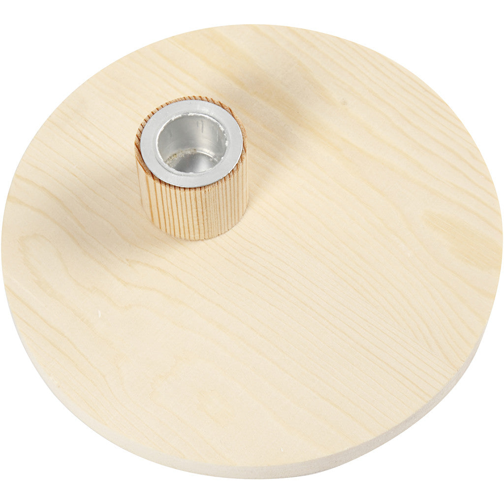 Kerzenhalter, H 4 cm, D 16 cm, 1 Stk [HOB-56916]