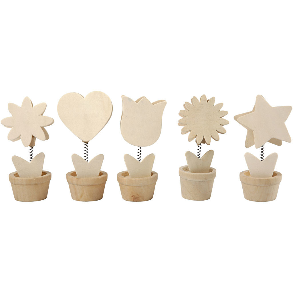 Notizhalter, H 10 cm, D 5 cm, 10 Stk/ 1 Pck [HOB-57477]