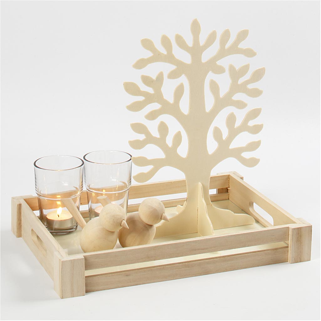 Baum, Größe 30x21,5 cm, Dicke 2 mm, 10 Stk/ 1 Pck [HOB-57483]