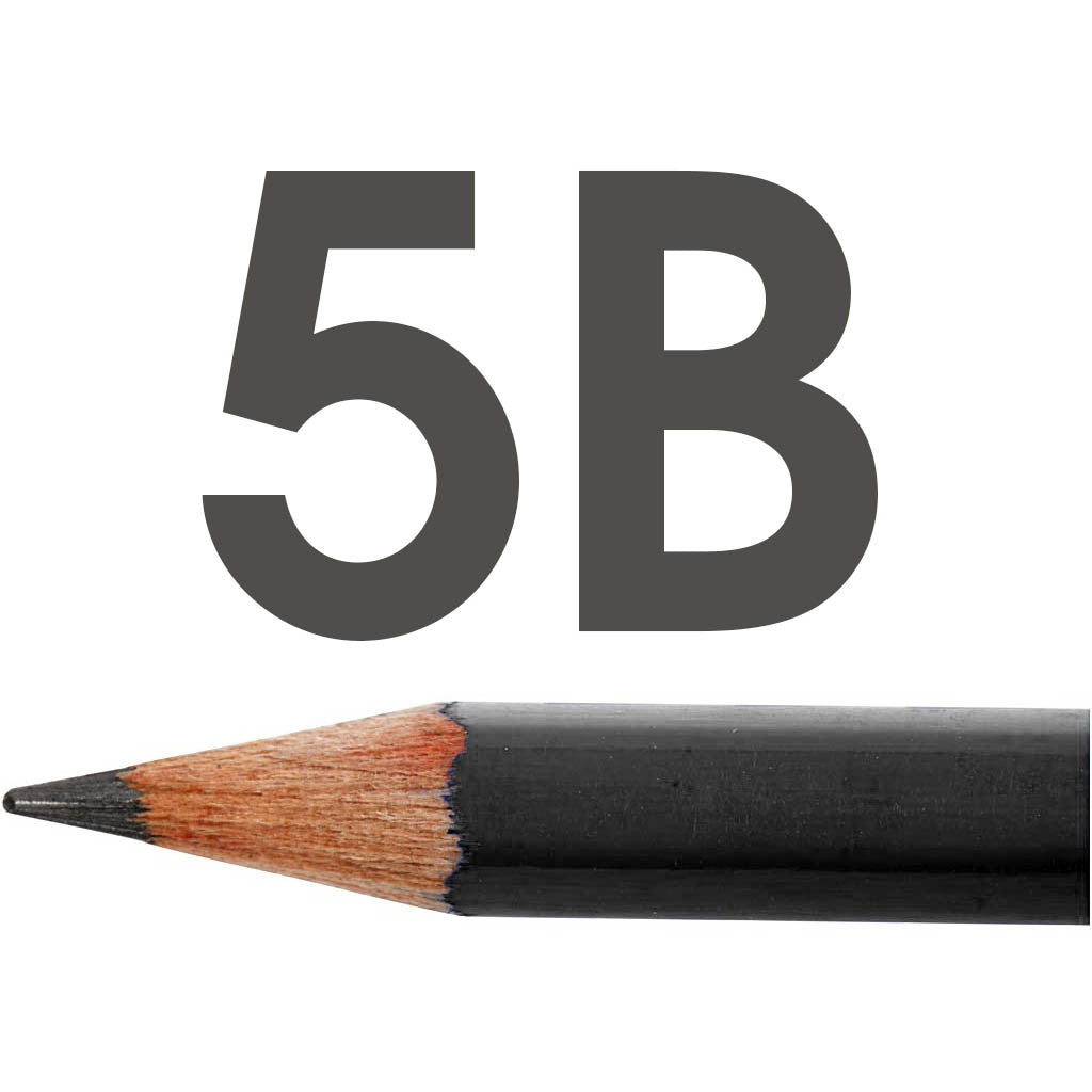 Lyra Art Design Zeichenstifte, D 6,9 mm, 5B, Mine 1,8 mm, 12 Stk/ 1 Pck [HOB-57802]