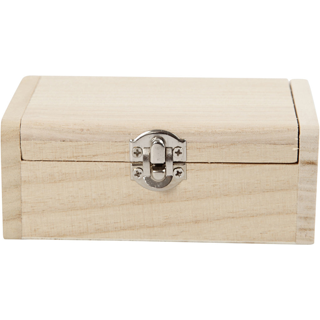 Schmuckkästchen, H 4.5 cm, L 11.5 cm, B 7,5 cm, 1 Stk [HOB-57956]