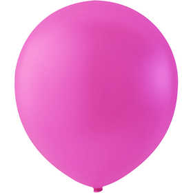 Ballons, rund, D 23 cm, Dunkelpink, 10 Stk/ 1 Pck [HOB-59167]