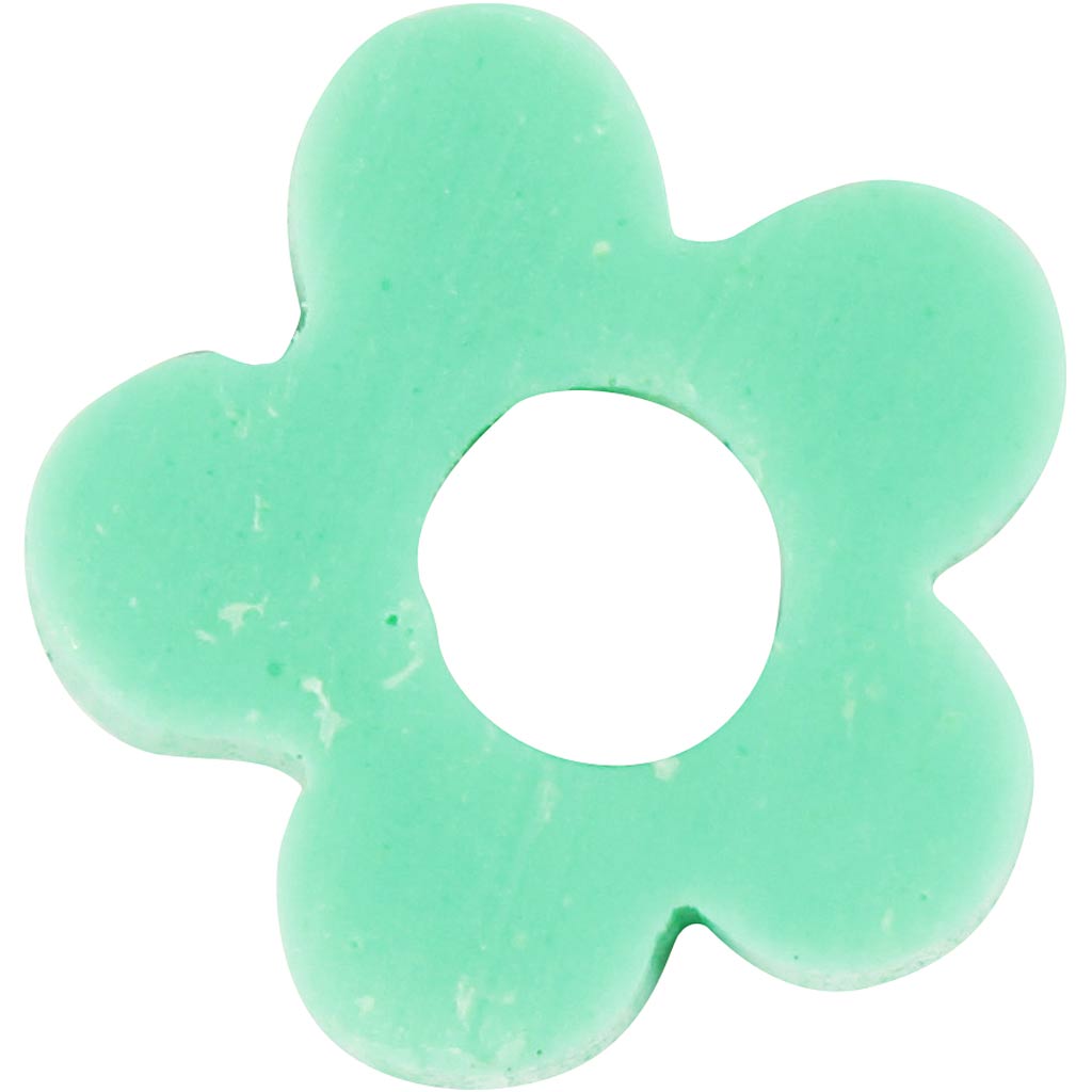Tonperlen, D 5-6 mm, Lochgröße 2 mm, Grün, 145 Stk/ 1 Pck [HOB-61011]