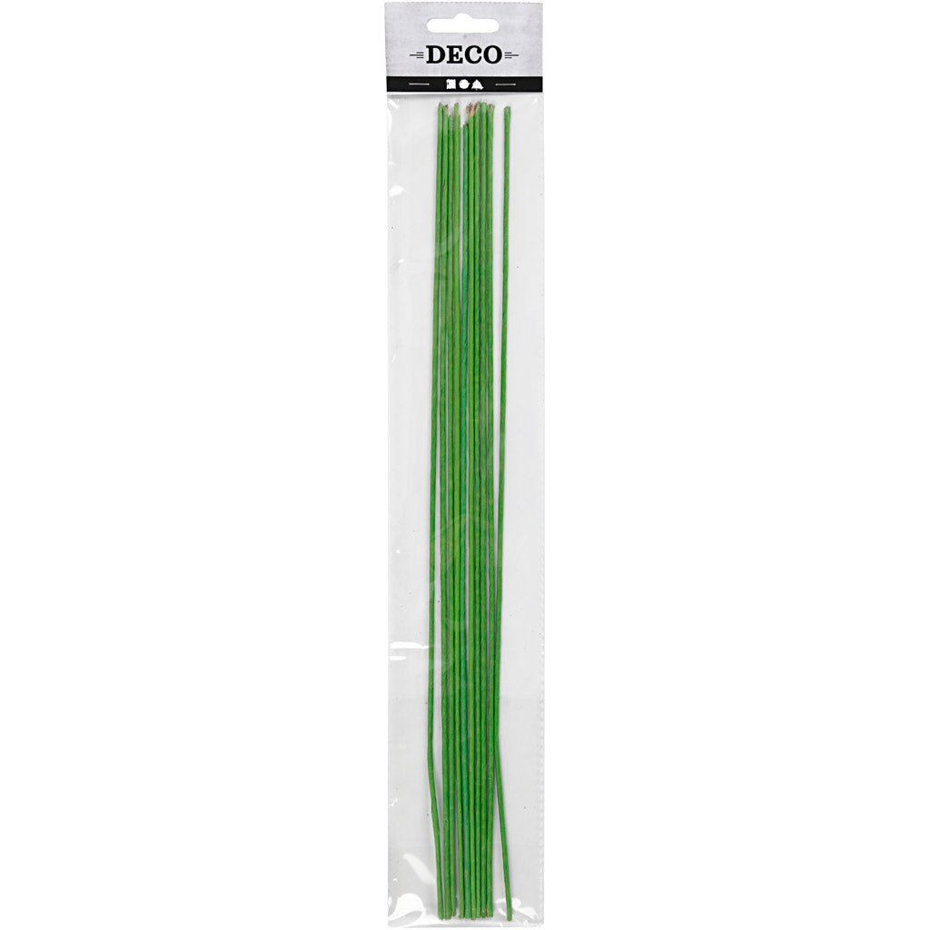 Blumendraht, L 30 cm, D 2 mm, Grün, 20 Stk/ 1 Pck [HOB-610351]