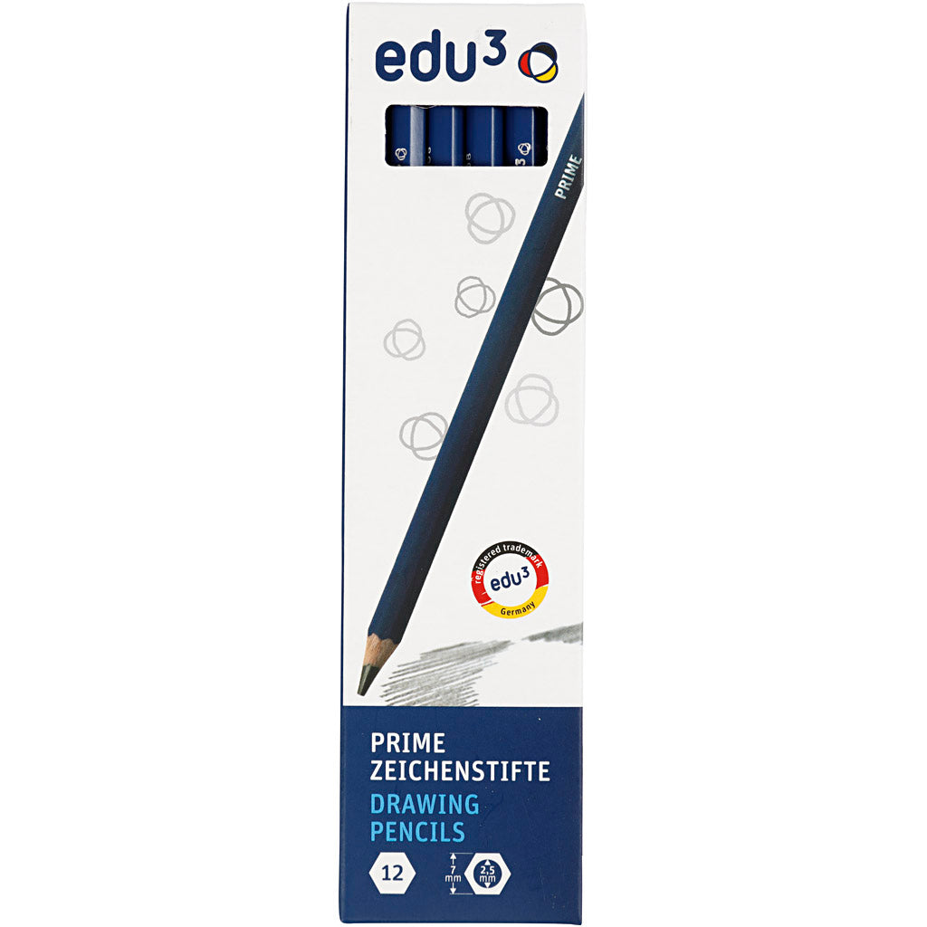 edu Zeichenstifte, B, 12 Stk/ 1 Pck [HOB-620171]