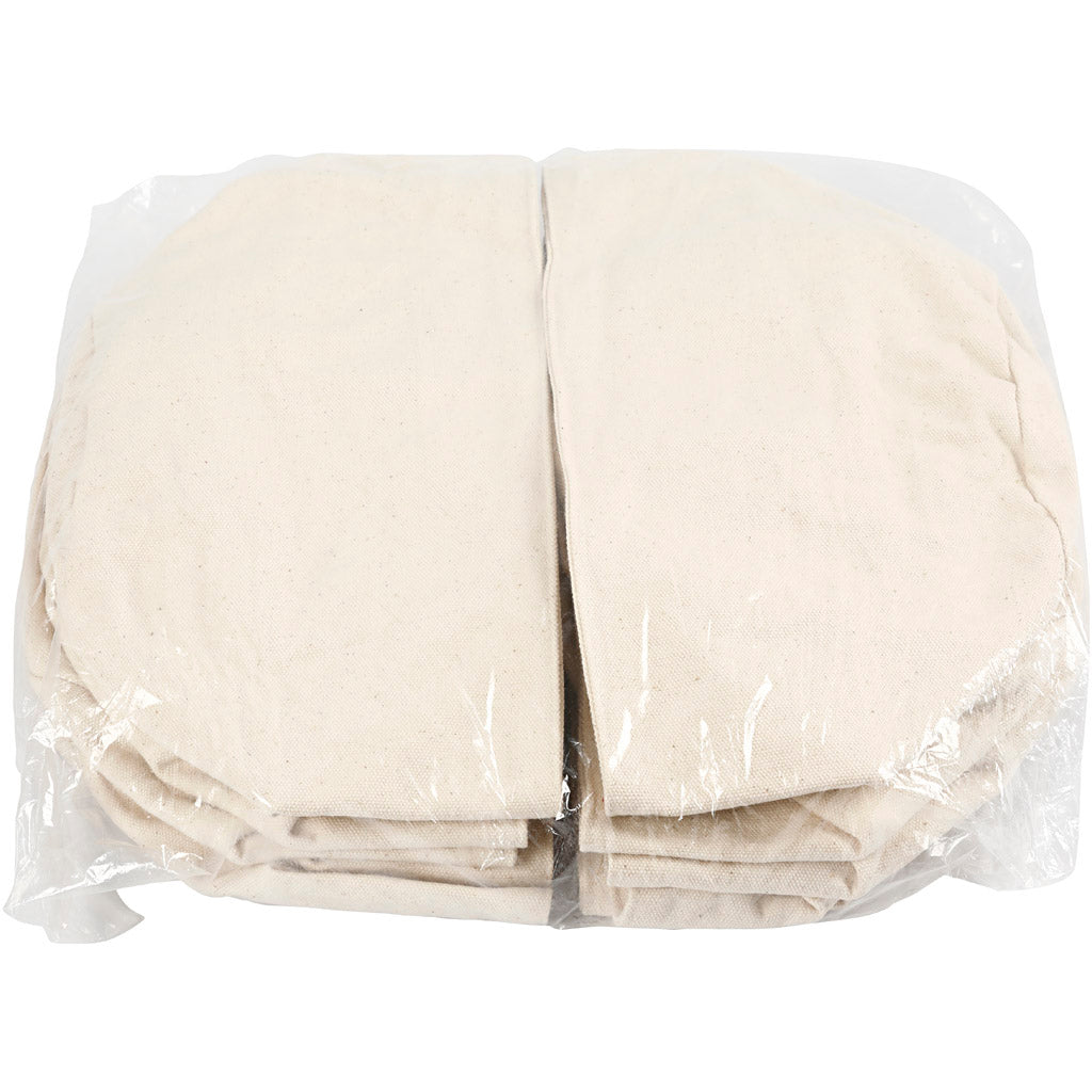 Stoffkörbe, H 14,5 cm, D 20 cm, 385 g, Hellnatur, 10 Stk/ 1 Pck [HOB-706123]