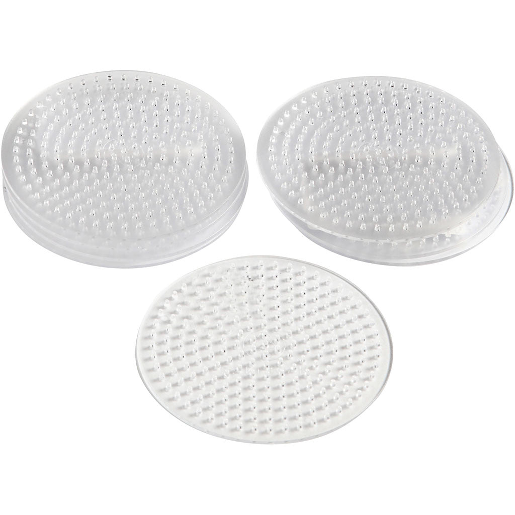 Steckplatte, Kleiner Kreis, D 8,5 cm, medium, 10 Stk/ 1 Pck [HOB-753051]