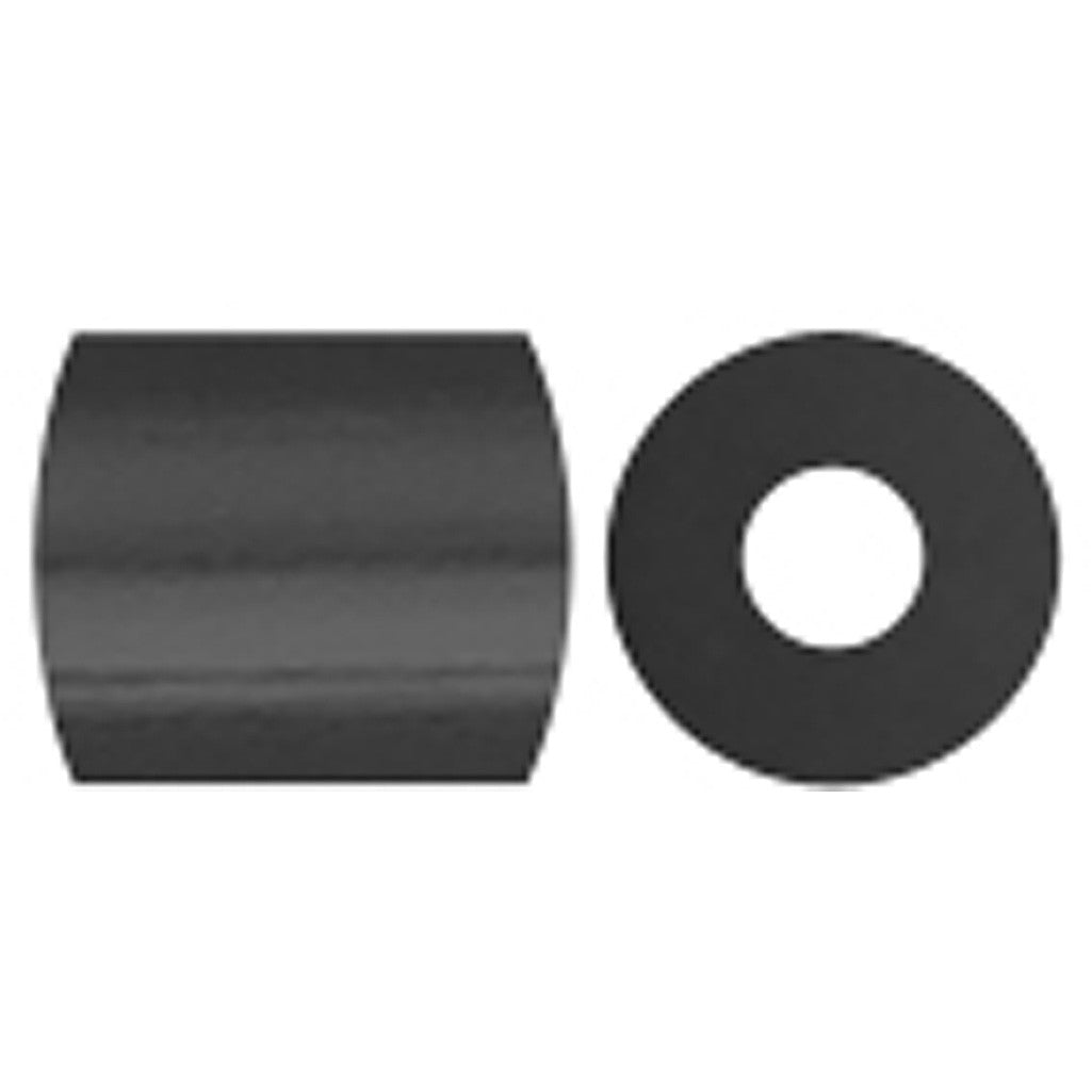 Fotoperlen, Größe 5x5 mm, Lochgröße 2,5 mm, medium, Schwarz (1), 1100 Stk/ 1 Pck [HOB-755010]