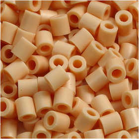 Fotoperlen, Größe 5x5 mm, Lochgröße 2,5 mm, medium, Hellbeige (7), 6000 Stk/ 1 Pck [HOB-75507]