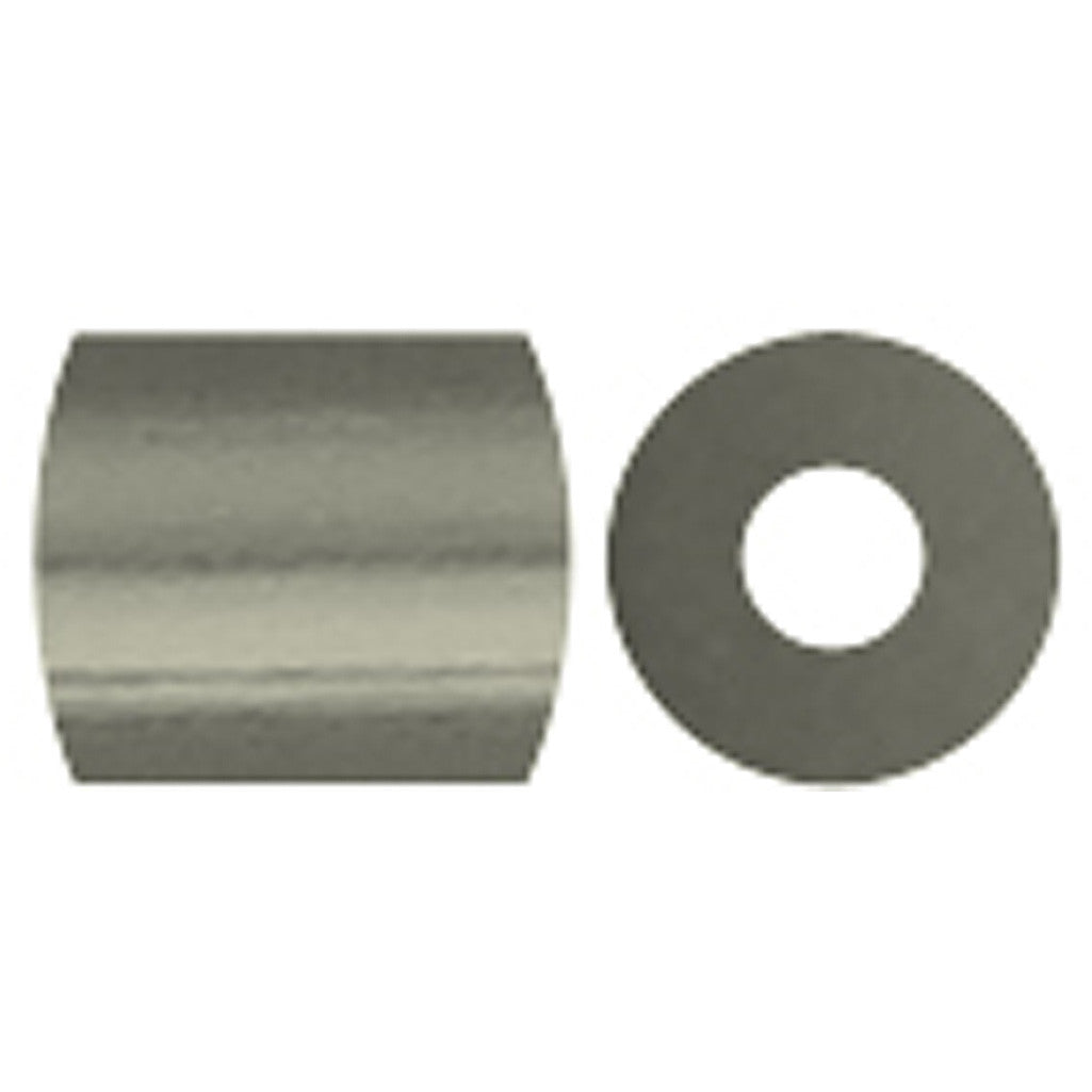 Fotoperlen, Größe 5x5 mm, Lochgröße 2,5 mm, medium, Aschgrau (8), 1100 Stk/ 1 Pck [HOB-755080]
