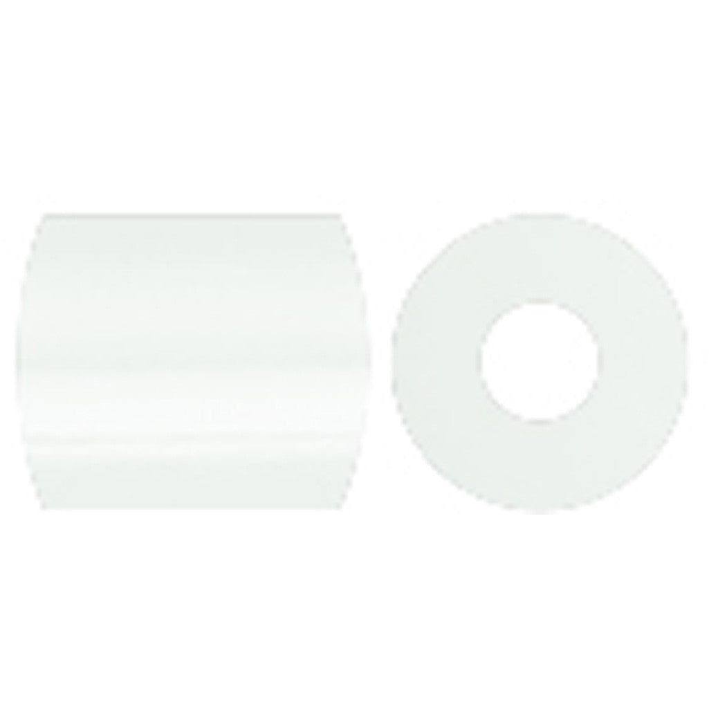 Fotoperlen, Größe 5x5 mm, Lochgröße 2,5 mm, medium, Weiß (15), 6000 Stk/ 1 Pck [HOB-75515]