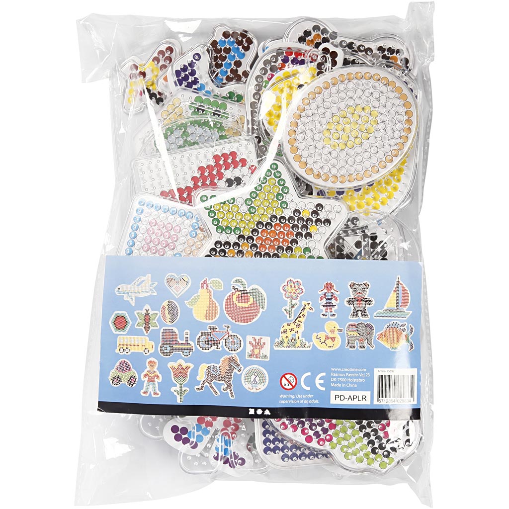 Steckplatten, Größe 7x7,5-14x16 cm, medium, 24 Stk/ 1 Pck [HOB-75592]