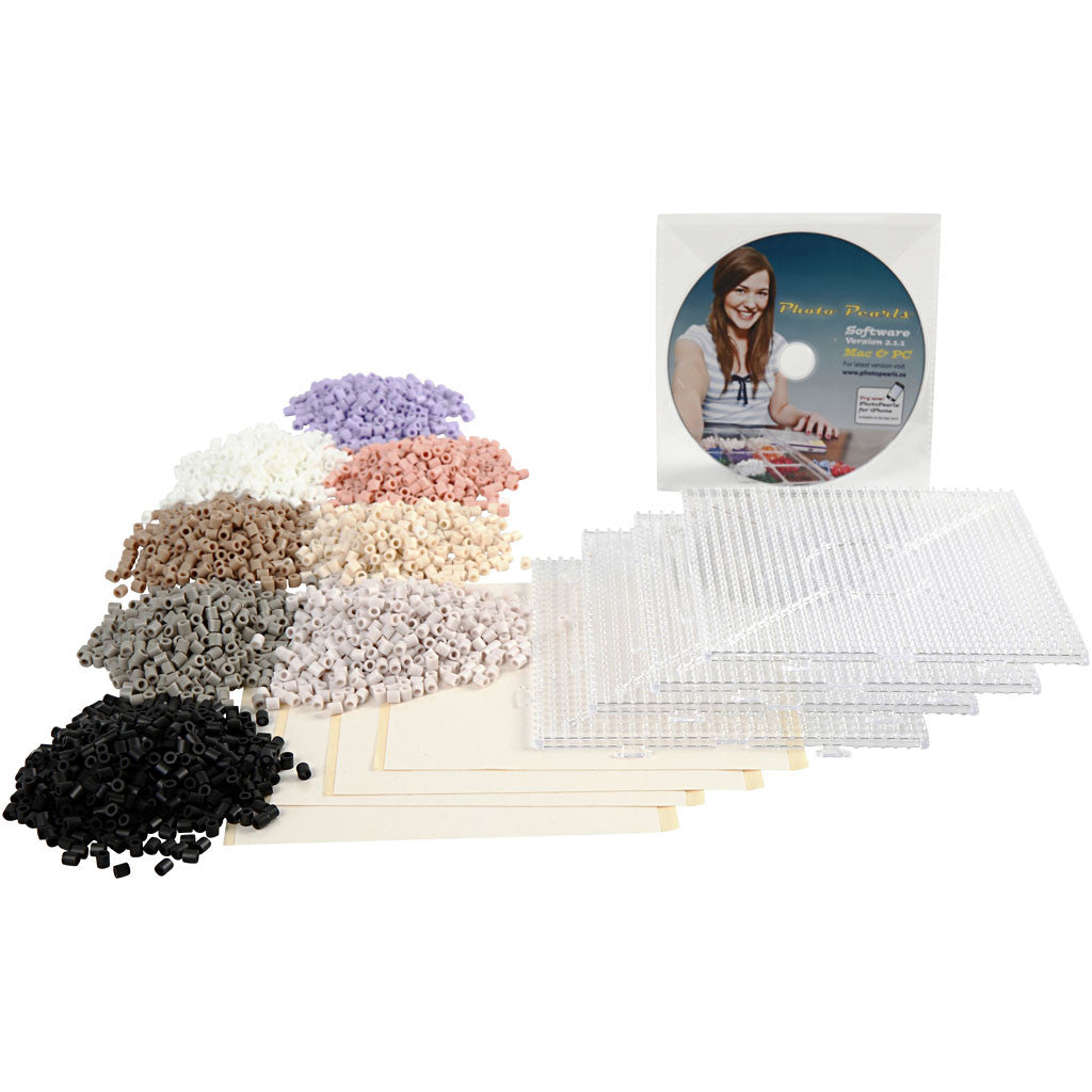 Fotoperlen-Set, medium, Sortierte Farben, 14000 Stck., 1 Set [HOB-75597]