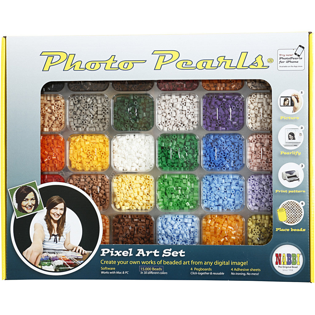Fotoperlen-Set, medium, 15000 Stck., 1 Set [HOB-75598]