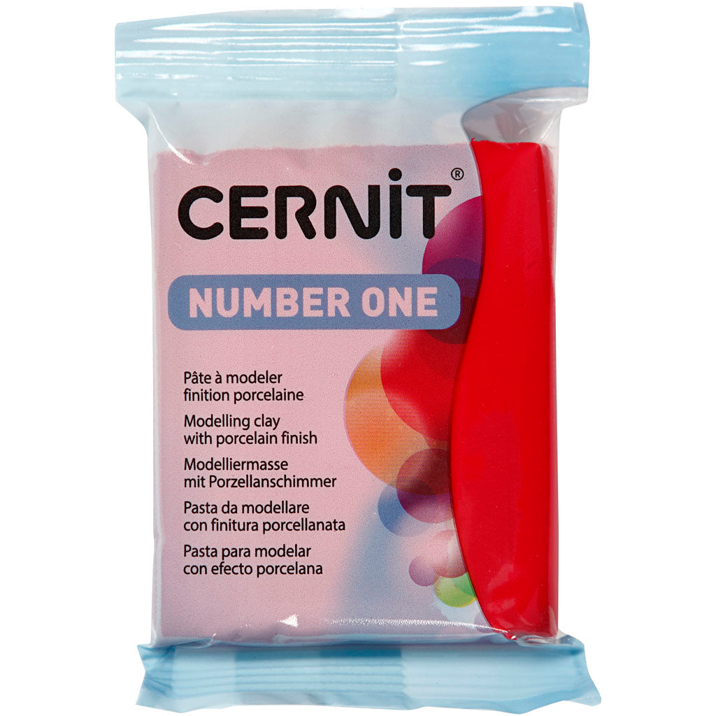 Cernit, Weihnachtsrot (463), 56 g/ 1 Pck. [HOB78036]