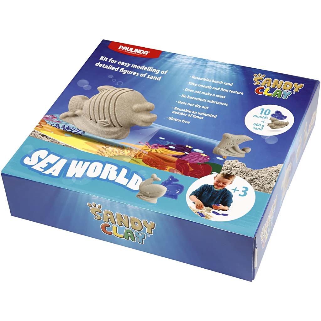 Sandy Clay, Wasserwelt, Natur, 1 Set [HOB-78269]