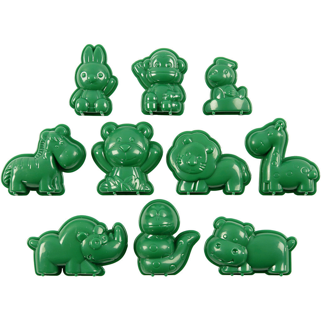 Sandförmchen, Größe 3,5-9,5 cm, 36 Stk/ 1 Pck [HOB-78275]