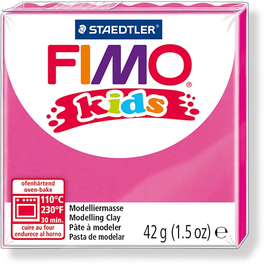 FIMO® Kids Clay, Pink, 42 g/ 1 Pck [HOB-78524]