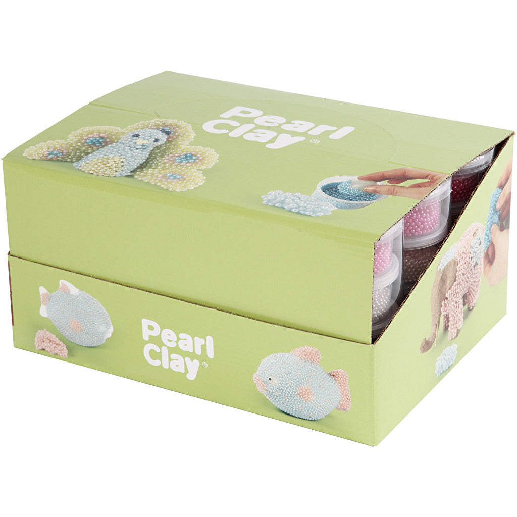 Pearl Clay®, Sortierte Farben, 12 Set/ 1 Pck [HOB-78719]