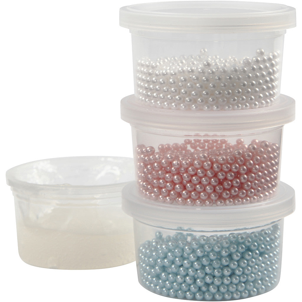 Pearl Clay®, Sortierte Farben, 3x25+38 g, 1 Set [HOB-78725]