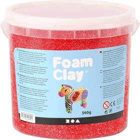 Foam Clay® , Rot, 560 g/ 1 Eimer [HOB-78823]