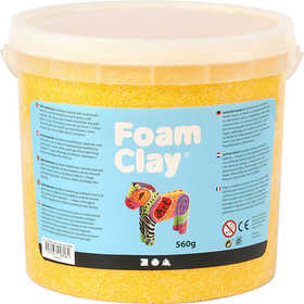 Foam Clay® , Gelb, 560 g/ 1 Eimer [HOB-78824]