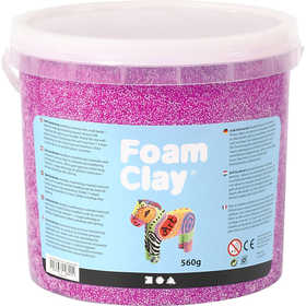 Foam Clay® , Neonlila, 560 g/ 1 Eimer [HOB-78825]
