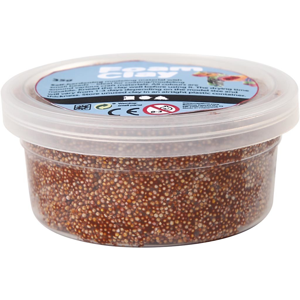 Foam Clay® , Braun, 35 g/ 1 Dose [HOB-78955]