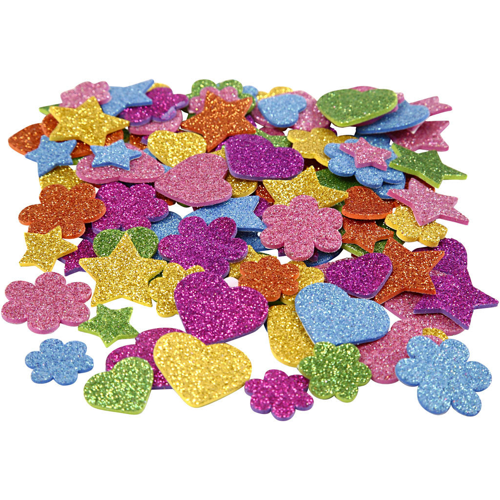 Moosgummifiguren, D 19+29 mm, 100sort./ 1 Pck [HOB-790230]