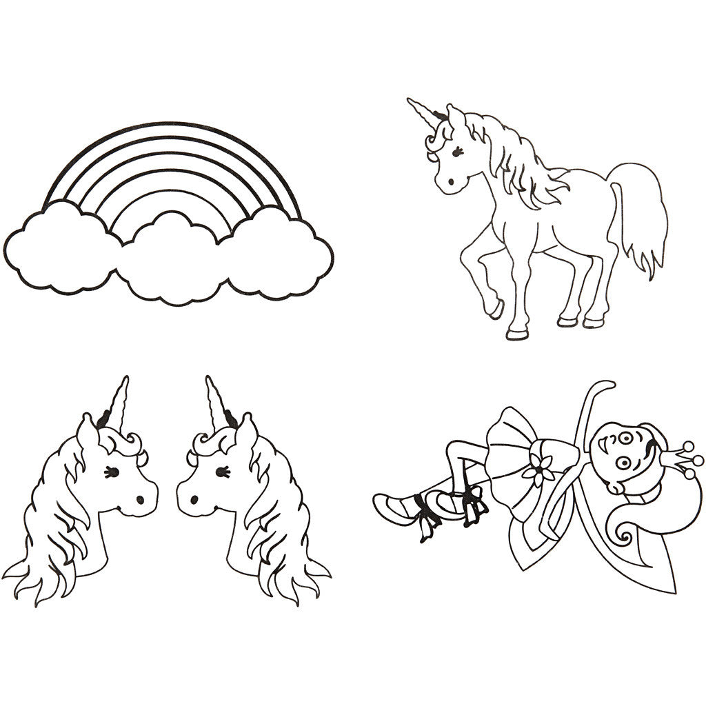 Plastikschrumpfplatten mit Motiven, Blatt 10,5x14,5 cm, Dicke 0,3 mm, 36 Bl./ 1 Pck [HOB-79072]