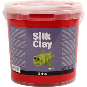 Silk Clay®, Rot, 650 g/ 1 Eimer [HOB-79127]