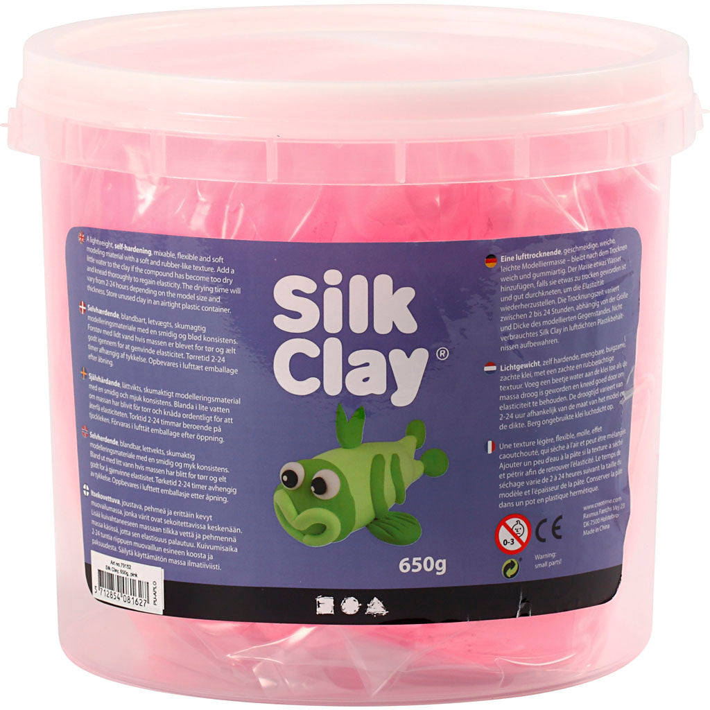 Silk Clay®, Pink, 650 g/ 1 Eimer [HOB-79152]