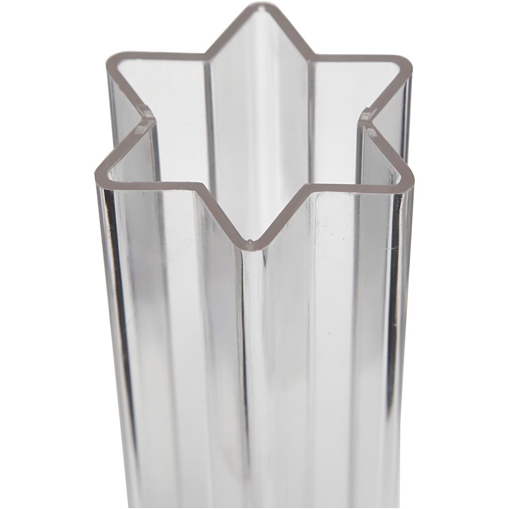 Kerzengießform, Sechsstrahliger Stern, Größe 220x55 mm, 1 Stk [HOB-79232]