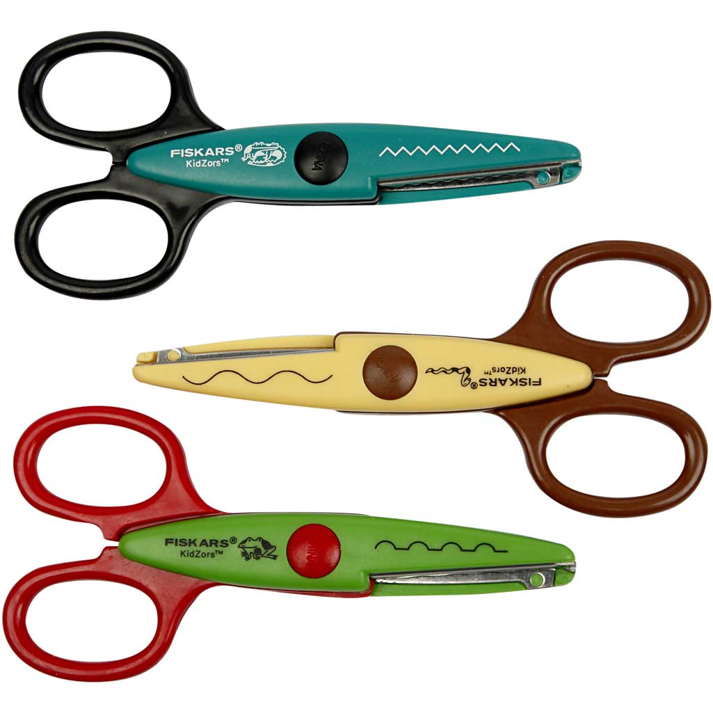 Fiskars Kidzors Konturenscheren - Sortiment, 3 Stk/ 1 Pck [HOB-8231]