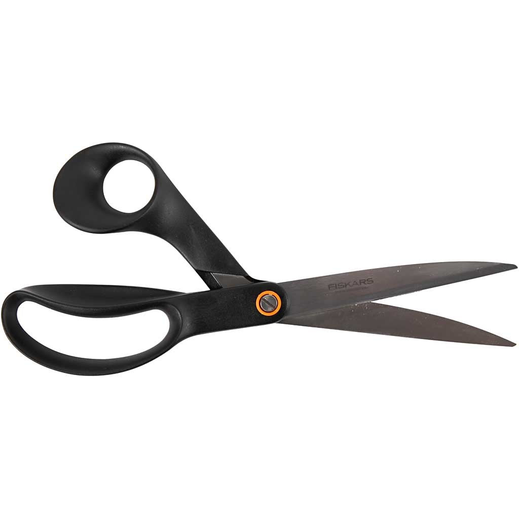Fiskars Allzweckschere, L 24 cm, für Rechtshänder , Schwarz, 1 Stk [HOB-839962]
