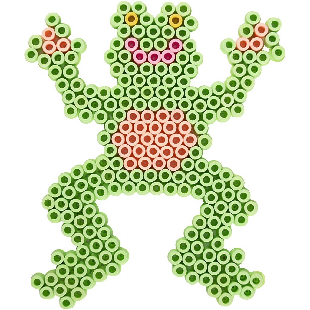 NABBI BioBeads Steckplatte, Frosch, Größe 10x12 cm, medium, 1 Stk [HOB-906786]