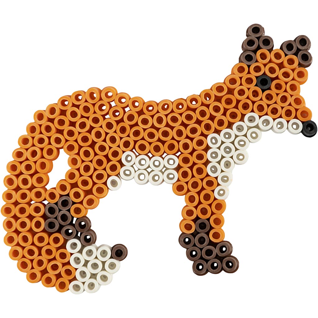 NABBI BioBeads Steckplatte, Fuchs, Größe 9,5x13,4 cm, medium, 1 Stk [HOB-906789]