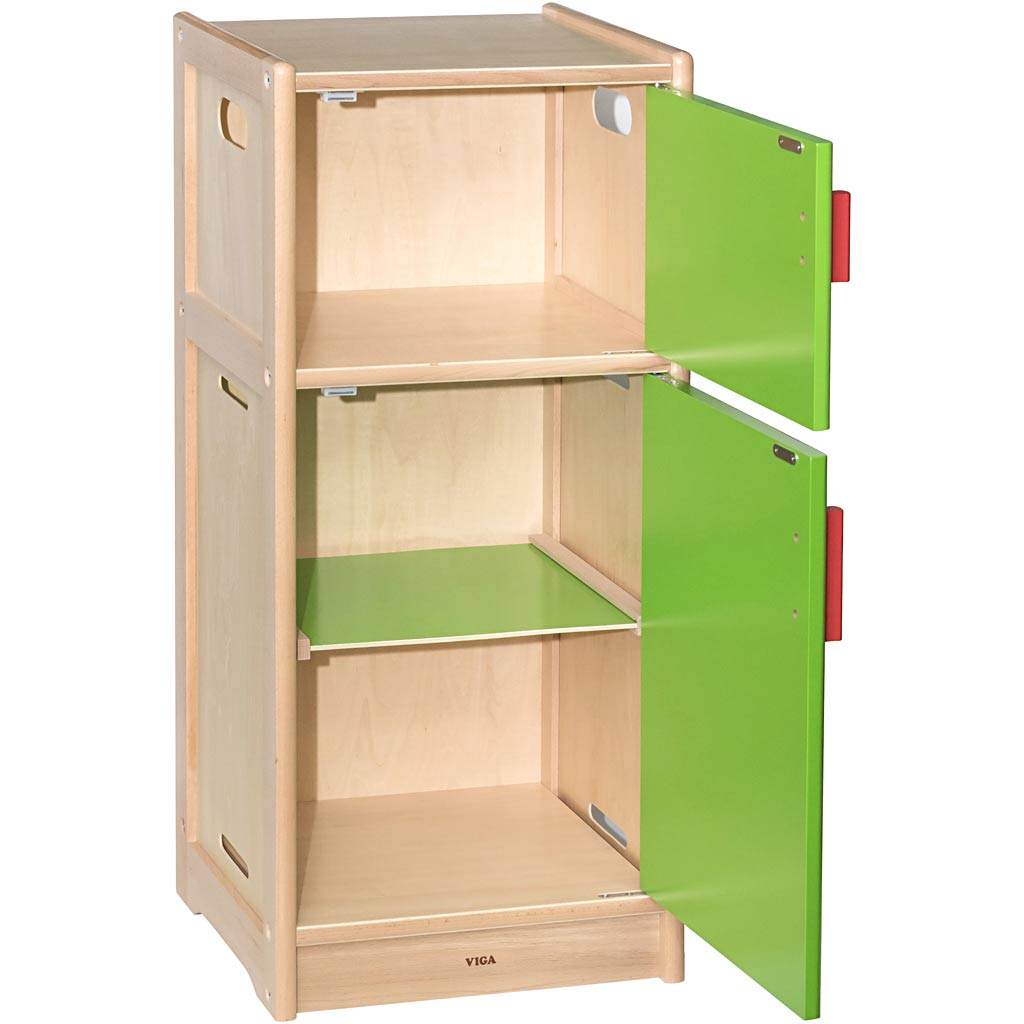 VIGA Spielkühlschrank, Größe 40x92x36 cm, 1 Stk [HOB-907705]