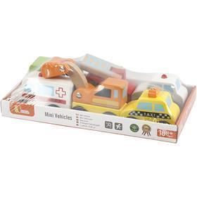 VIGA Mini-Autos, Größe 7-9 cm, 6 Teile/ 1 Pck [HOB-907756]
